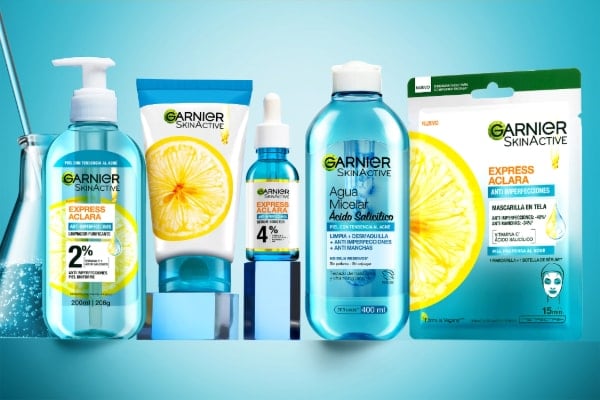 gama garnier express aclara anti-imperfecciones